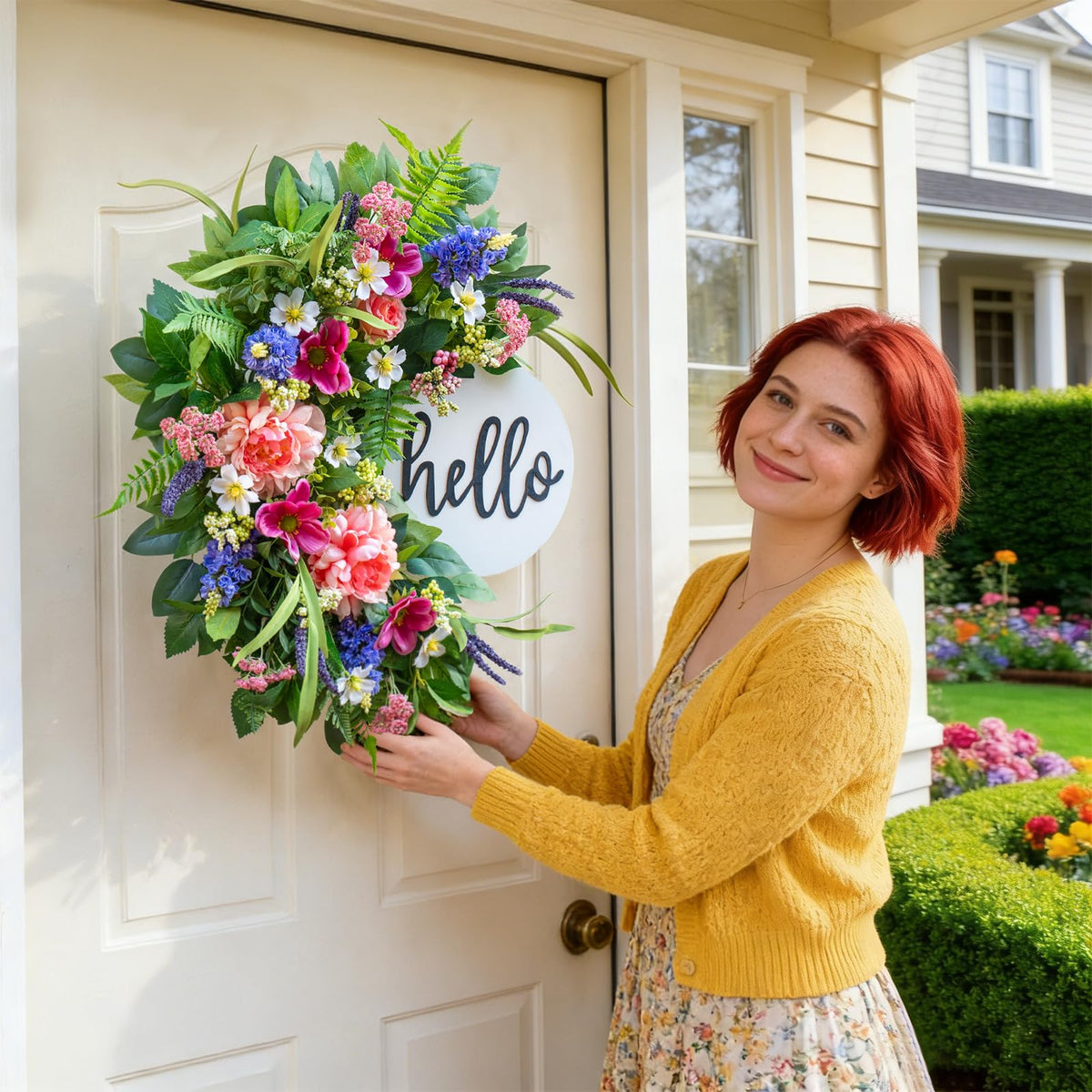 Naturawre durable artificial flowers stay bright with minimal upkeep.