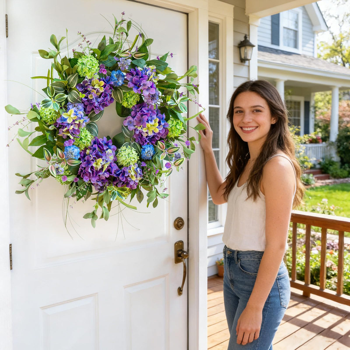 NaturaWre premium artificial flowers provide long-lasting color and realism.