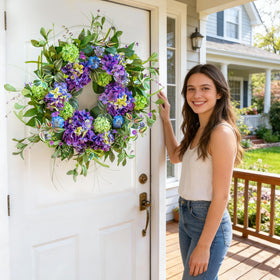 NaturaWre premium artificial flowers provide long-lasting color and realism.