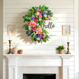 Naturawre floral mix featuring peonies, roses, lavender, and hydrangeas for vibrant spring décor.
