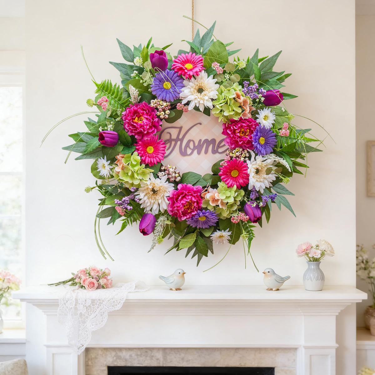 NaturaWre durable, maintenance-free blooms stay vivid without watering.