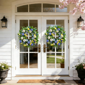 NaturaWre display for indoor or covered outdoor spaces, versatile seasonal decor.