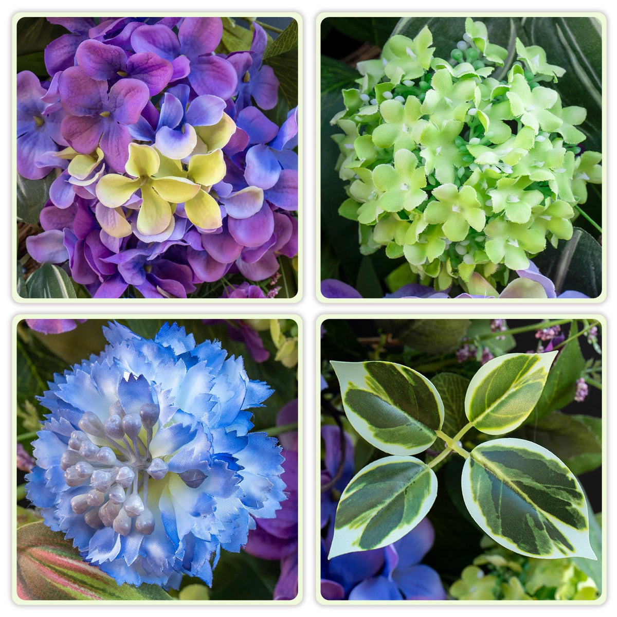 NaturaWre lush greenery detail adds natural texture for indoor or covered outdoor spaces.