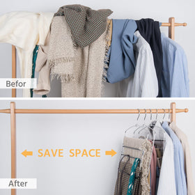 Nature Smile easy-access wardrobe solution for busy mornings.