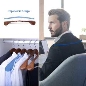 Nature Smile closet-organization-in-use demonstrates a tidy wardrobe with hangers.