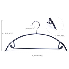 Nature Smile heavy duty metal hangers with black coating for sturdy support
