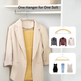 Nature Smile heavy-duty metal construction provides sturdy support for coats