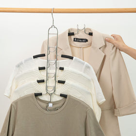 Nature Smile heavy-duty metal hangers support coats and jackets daily.