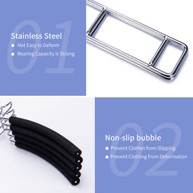 Nature Smile independent metal hanger unit allocates efficient storage in tight spaces.