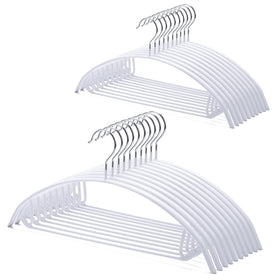 Nature Smile non-slip PVC coating hangers keep clothes secure on the rod