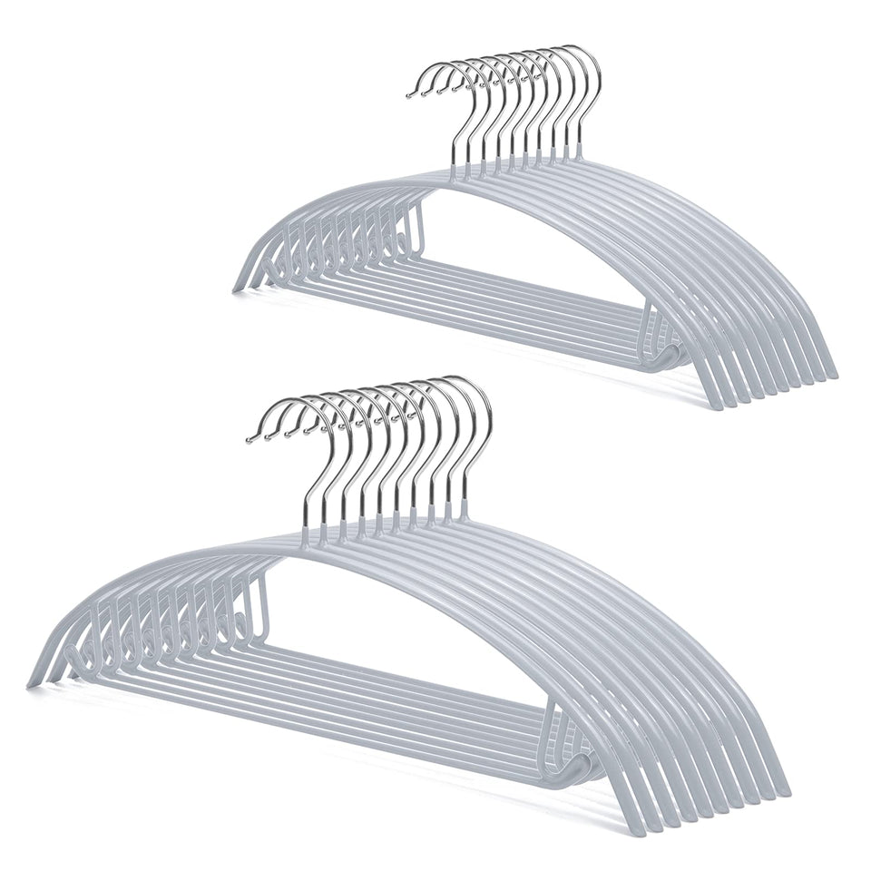 Nature Smile non-slip PVC coating hangers keep garments securely in place