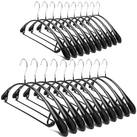 Nature Smile non-slip PVC coating sweater hangers keep knits neat and slide-free in your closet.