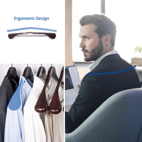 Nature Smile compact solid box packaging protects hangers in transit and storage