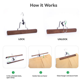 Nature Smile velvet-grip bars provide secure fabric hold.