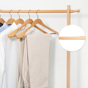 Nature Smile women-friendly short design 16.1-inch hanger for smaller garments.