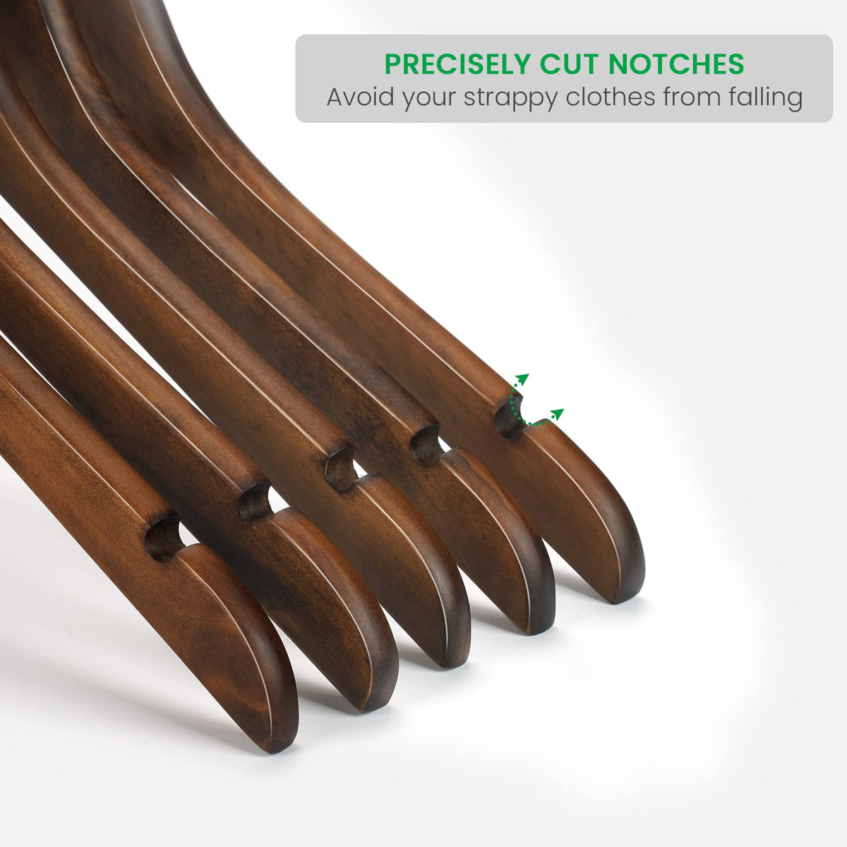 Nature Smile 360-degree chrome hook for easy hanging from any angle