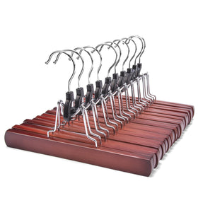Nature Smile wooden hangers with smooth finish showcase premium craftsmanship and closet appeal.