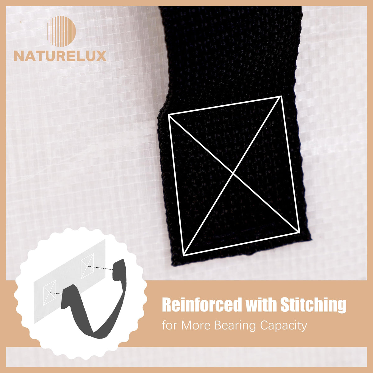 NATURELUX 86-liter capacity moving bag ready to pack clothes and more