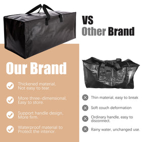 NatureLux water-resistant bags protect contents during transit.
