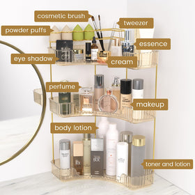 NATURE'S SOURCE easy-assemble 3-tier corner unit