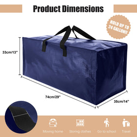 NATURELUX 86-liter blue moving bag offers massive capacity for clothes and gear