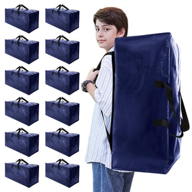 NATURELUX heavy-duty moving bag with backpack straps for easy transport of bulky items
