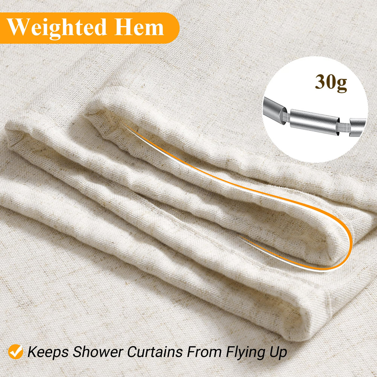 Naturoom 12 included metal hooks for easy hanging