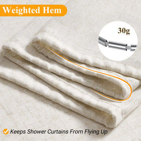 Naturoom 12 included metal hooks for easy hanging