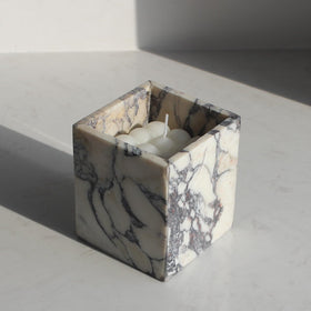Natust marble holder saves counter space with stylish storage
