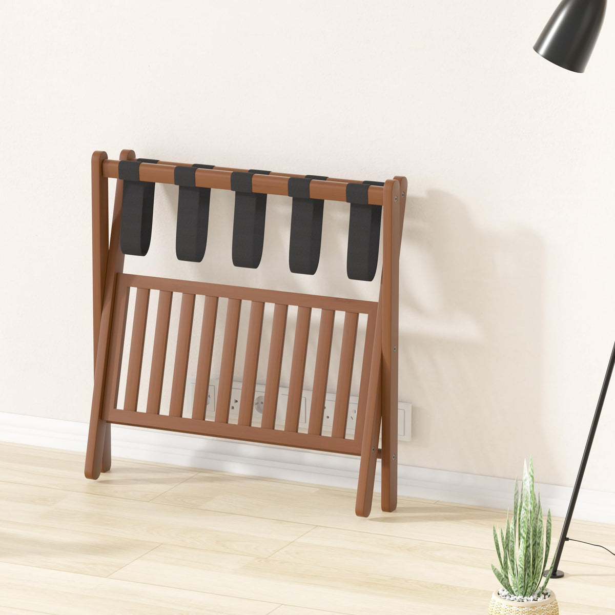 Natuvite bamboo rack durable construction for hotel and home