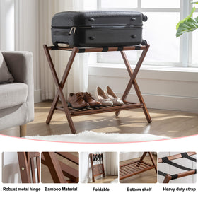 Natuvite two-tier storage keeps shoes and bags neatly off the floor.