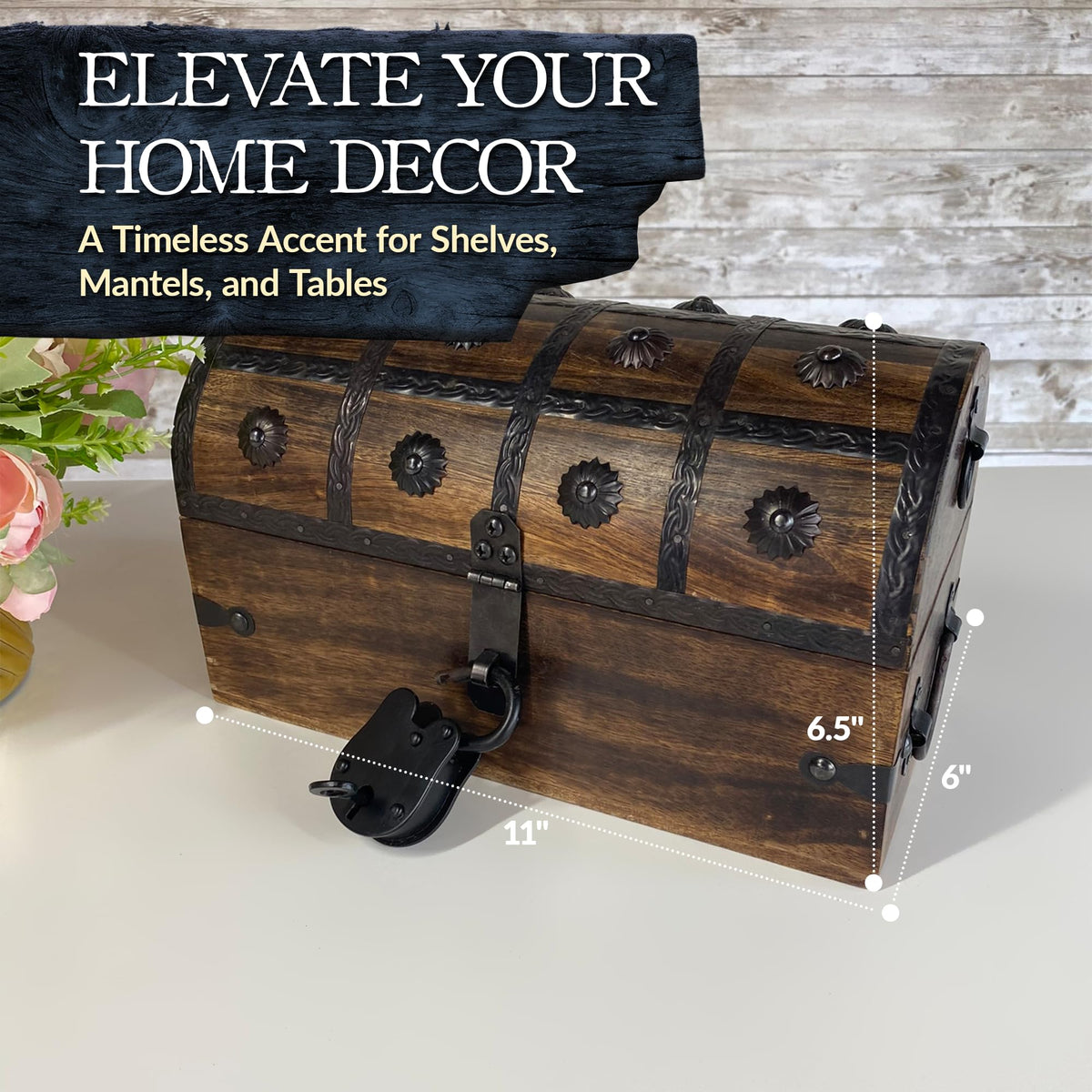 Handcrafted Nautical Cove chest showing artisanal detailing and skeleton keys.