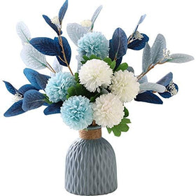 NAWEIDA ceramic vase for hydrangea, ideal centerpiece or gift display.