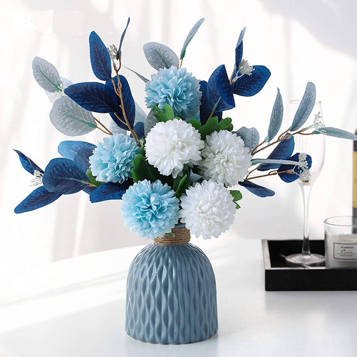 NAWEIDA hydrangea dining table centerpiece enhances everyday meals.