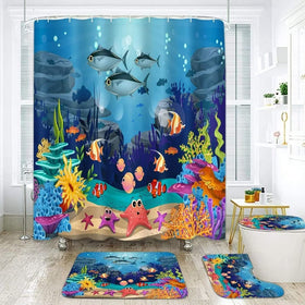 NBVKO Halloween-themed shower curtain boosts seasonal style in any bathroom