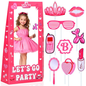 NCPLYGOU 4.5ft life-size doll photo booth as a centerpiece for celebrations
