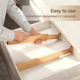 NCUE premium bamboo with anti-slip pads protects surfaces.