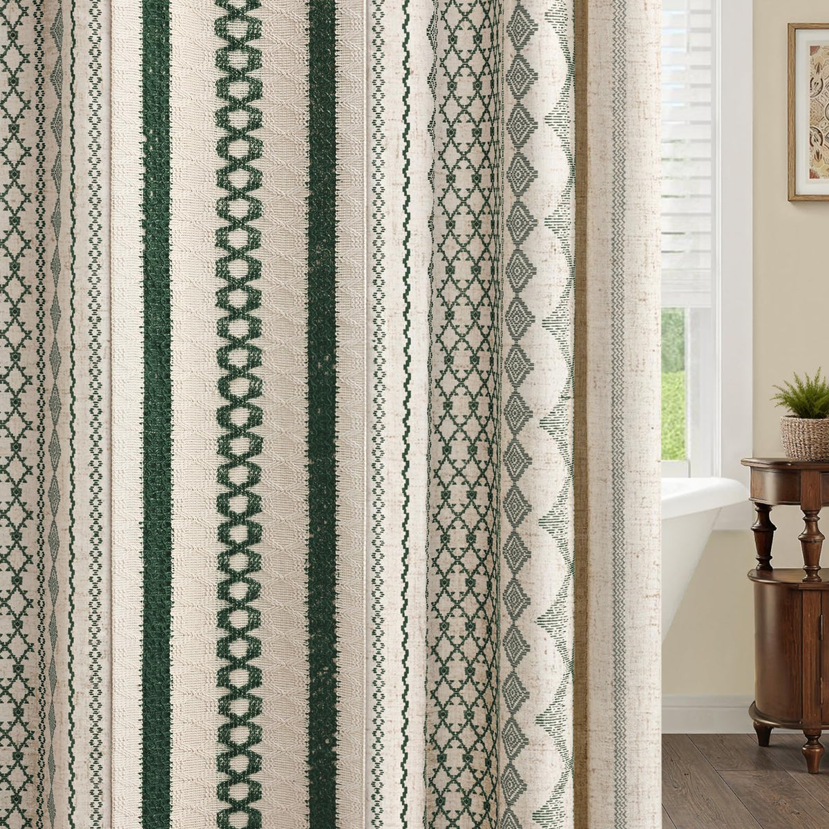 NDDYCU 72 by 72 curtain suitable for standard bathrooms