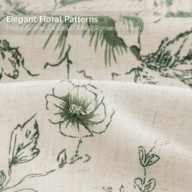 NDDYCU natural linen blend fabric texture for durable farmhouse style