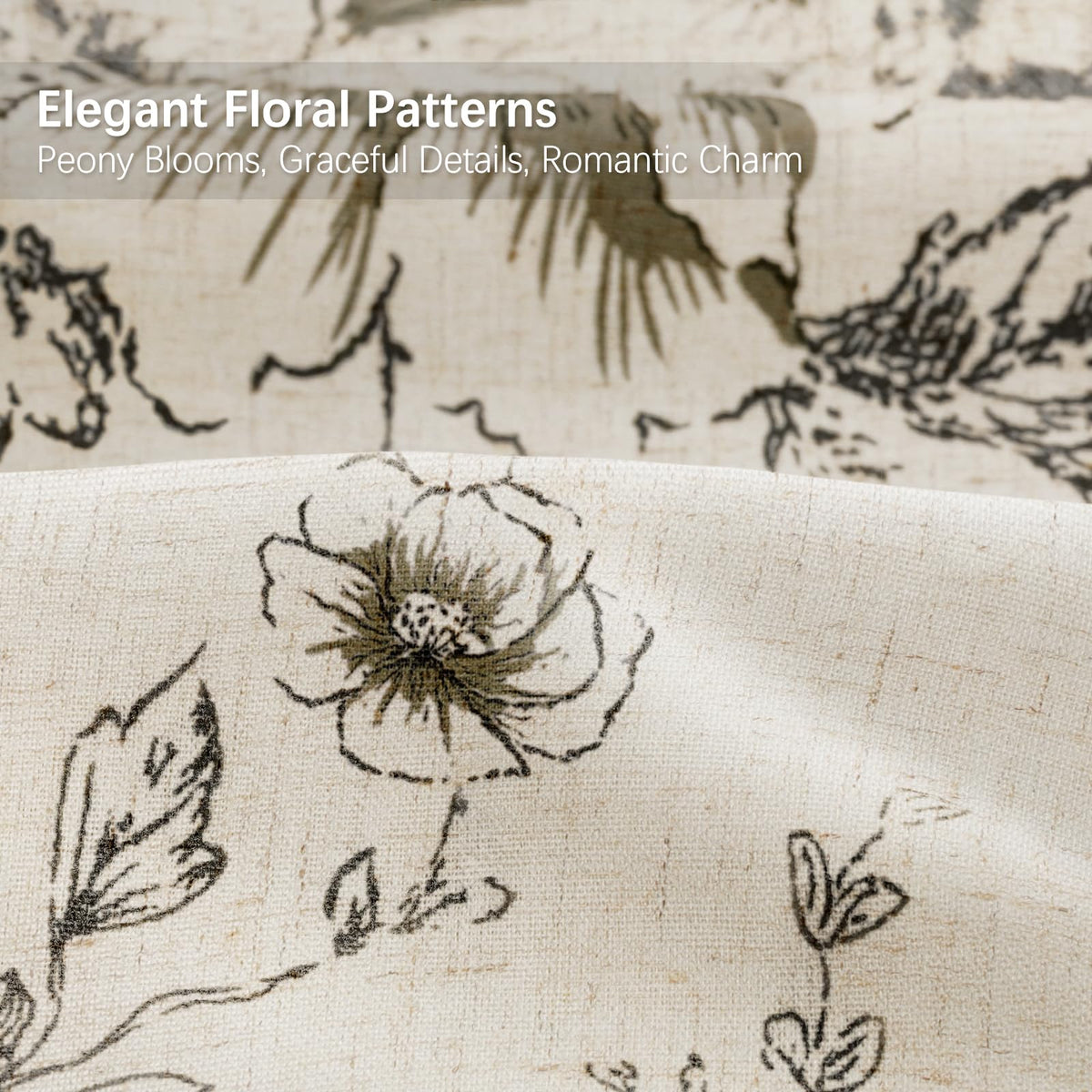 NDDYCU beige stamens and botanical details for calm daily routines