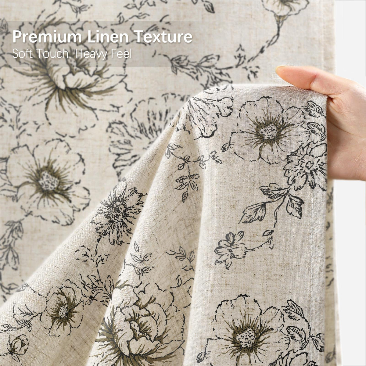 NDDYCU light-filtering fabric preserves privacy while brightening your bathroom