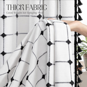 NDDYCU curtain with soft texture and graceful drape for bathroom styling.