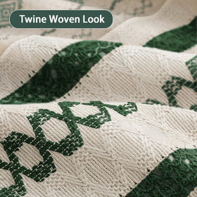 NDDYCU striped print detail showing farmhouse chic pattern