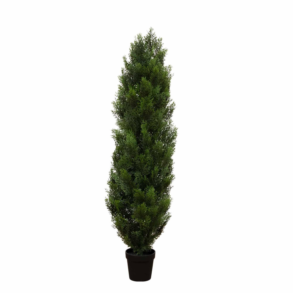 Nearly Natural 4ft faux cedar tree with nursery planter for instant porch appeal