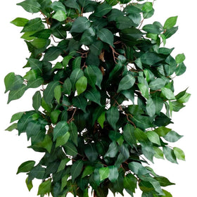 Nearly Natural 4ft triple trunk ficus dense canopy creates vibrant atmosphere