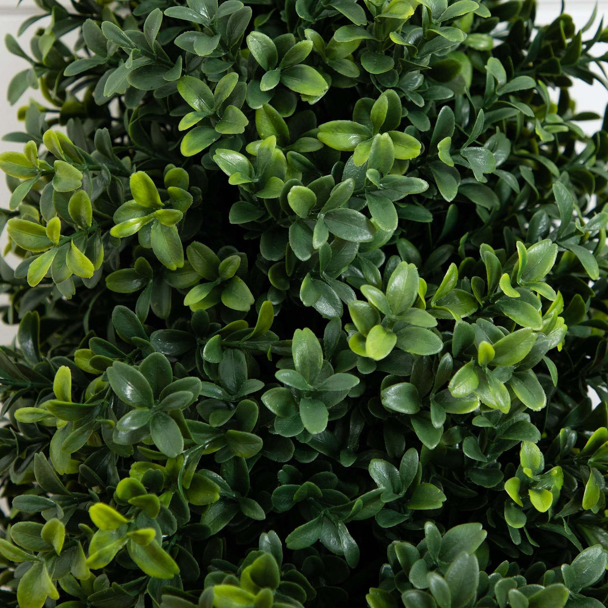 Nearly Natural boxwood topiary 2.5ft ground stake system for outdoor stability.