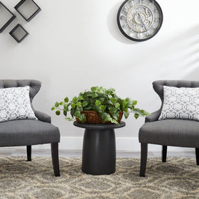 Nearly Natural Pothos Ivy living room decor for lush, maintenance-free greenery.