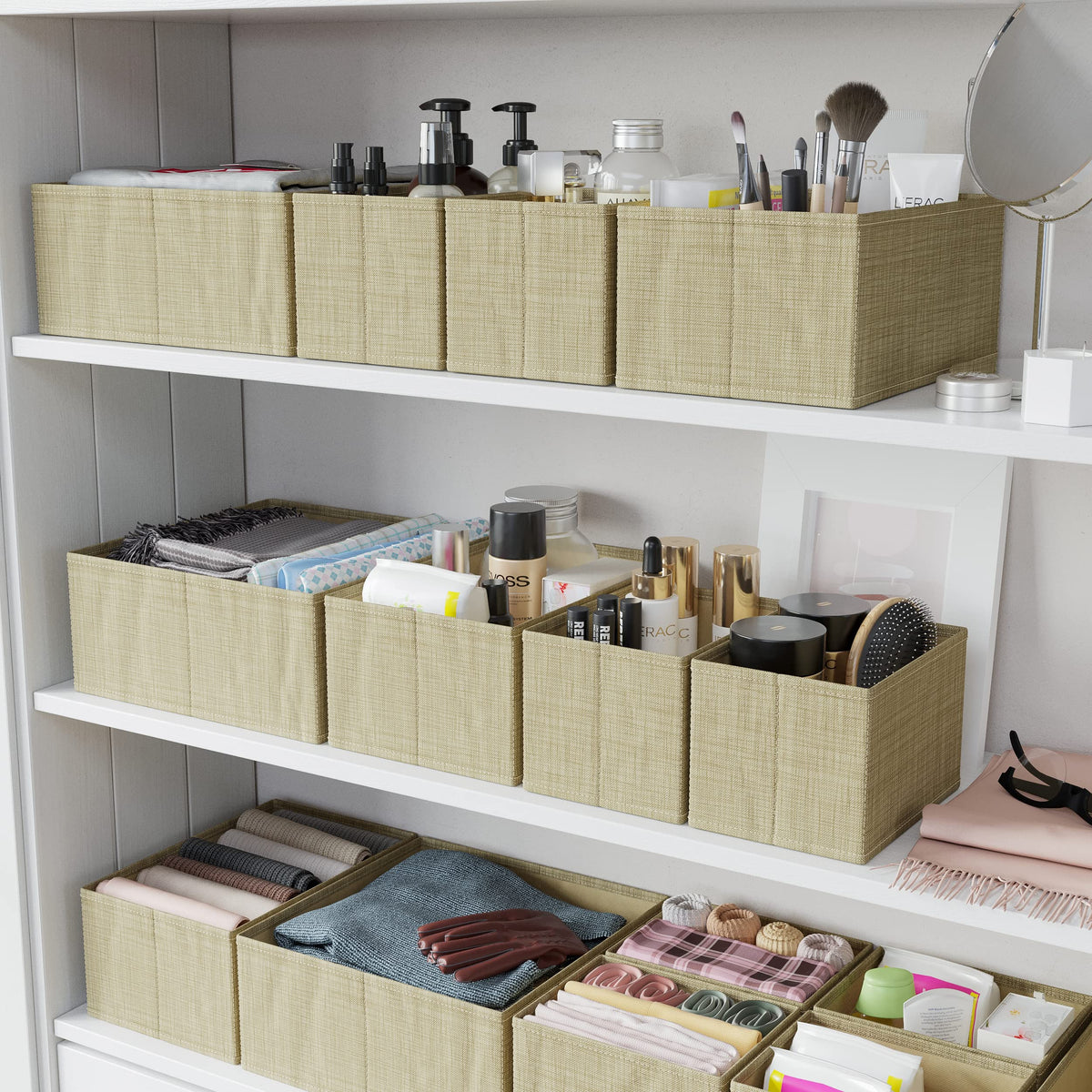 NEATERIZE baby clothes organizers in nursery simplify daily dressing and outfit changes.