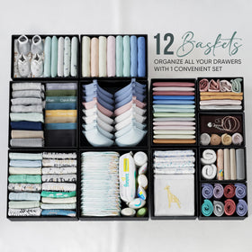 NEATERIZE breathable fabric drawer organizers maintain shape during daily use.
