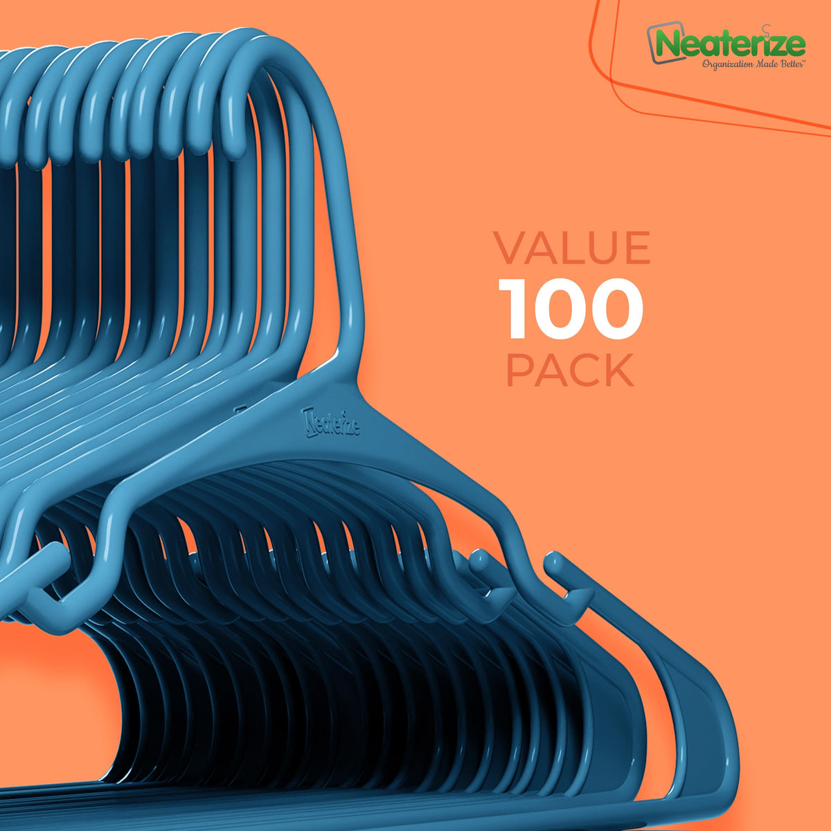 NEATERIZE closet-organization-benefit helps tidy spaces with streamlined stacking and easy access